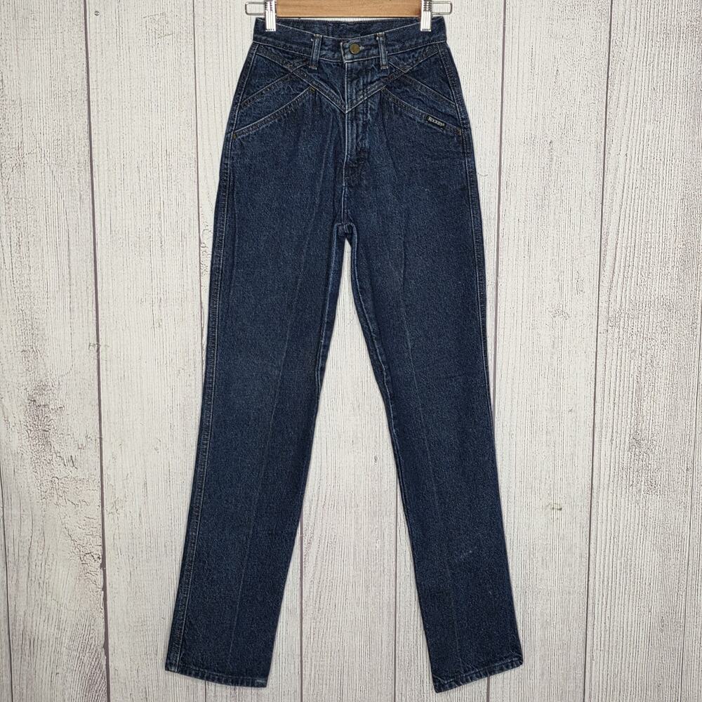 Vintage Rockies High Rise Western Jeans Dark Wash Size 26/3 (23x32)